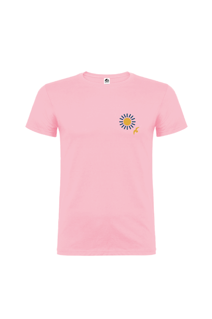 Camiseta Manga Corta Hombre Personalizada "Life is good"