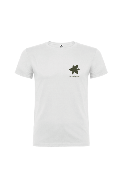 Camiseta Manga Corta Hombre Personalizada "Flowers"