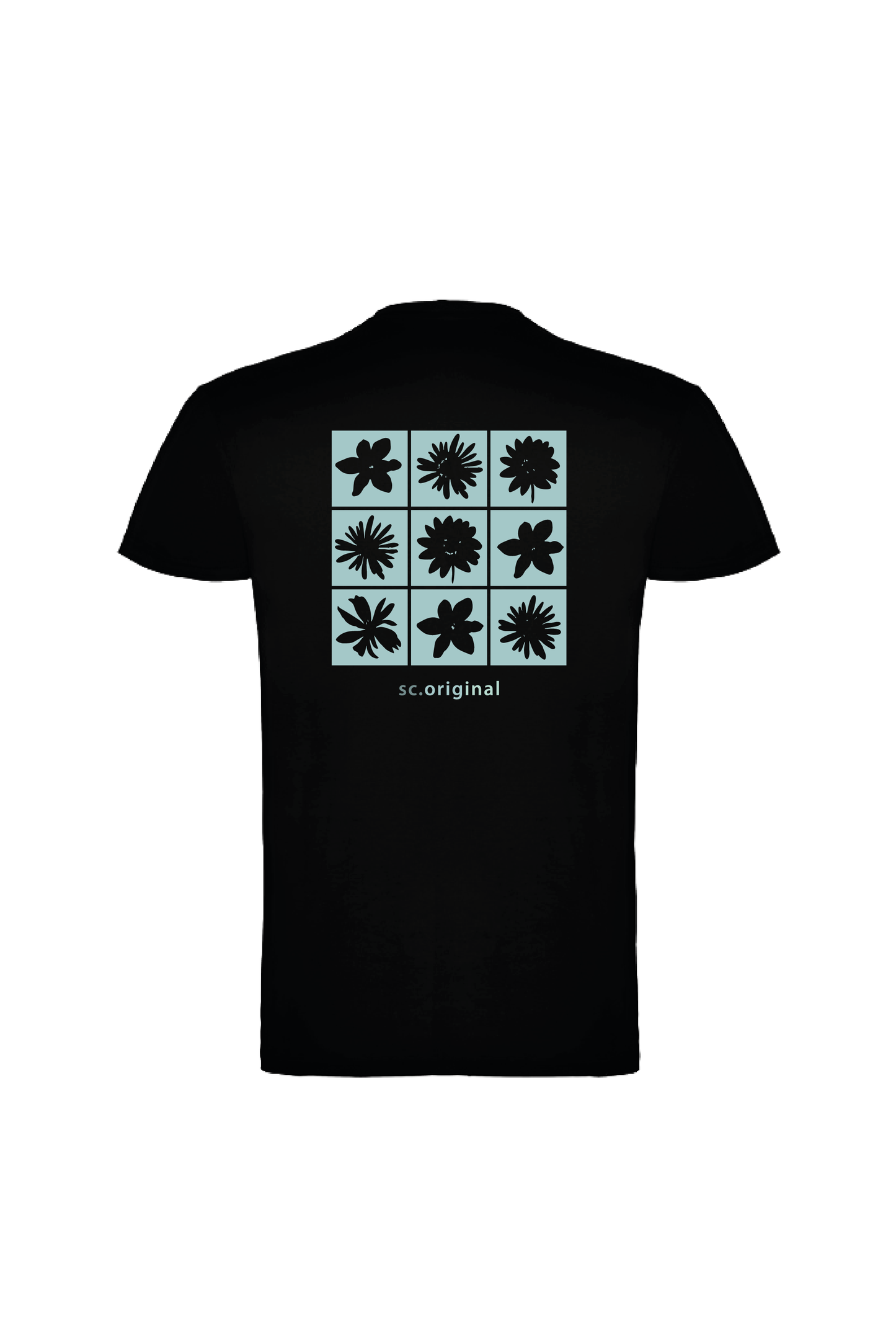 Camiseta Manga Corta Hombre Personalizada "Flowers"