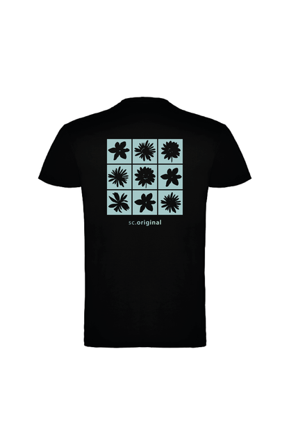 Camiseta Manga Corta Hombre Personalizada "Flowers"