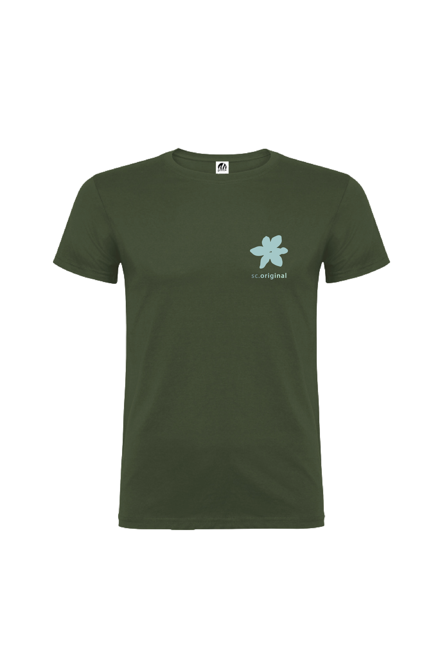 Camiseta Manga Corta Hombre Personalizada "Flowers"