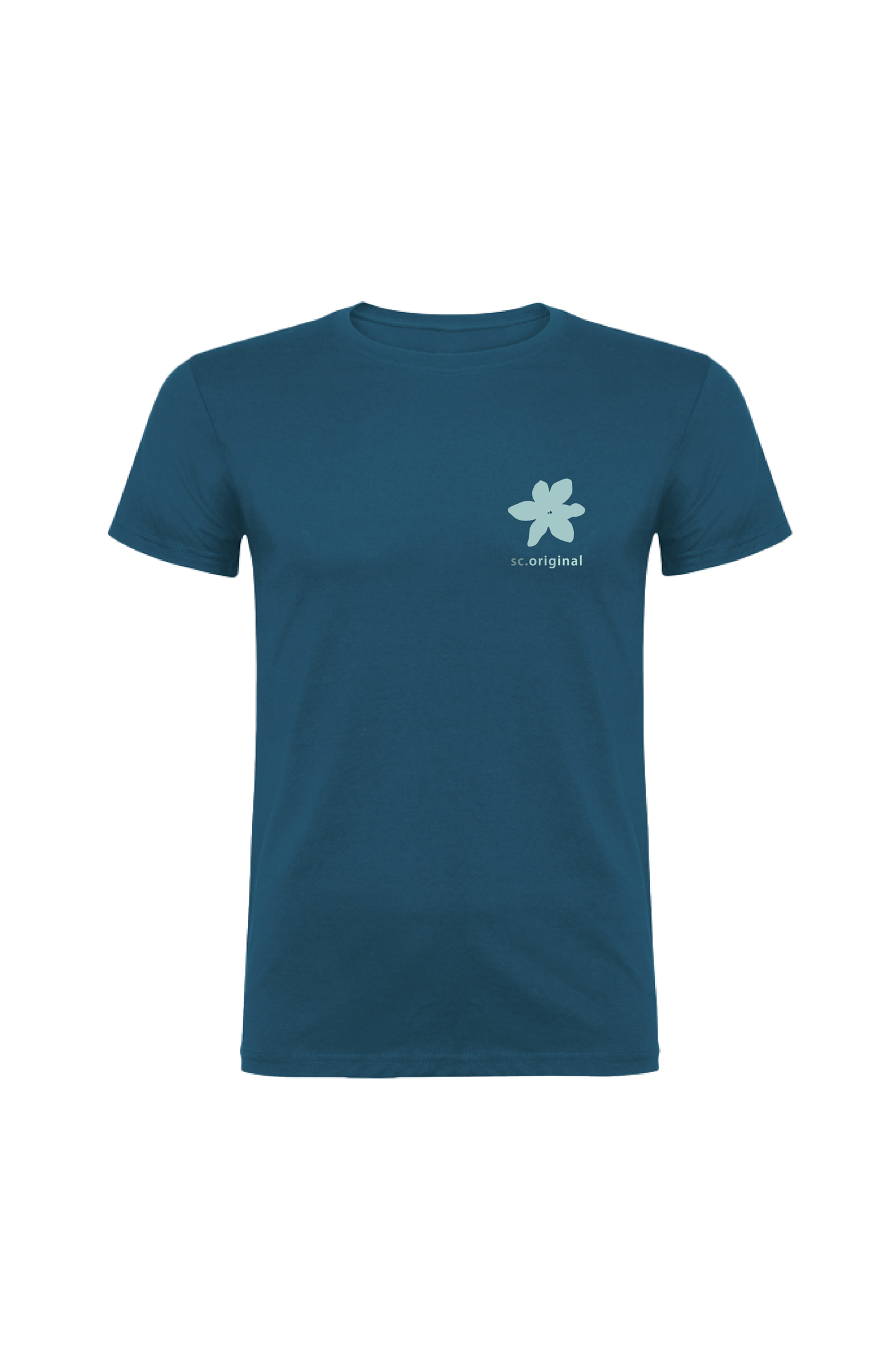 Camiseta Manga Corta Hombre Personalizada "Flowers"