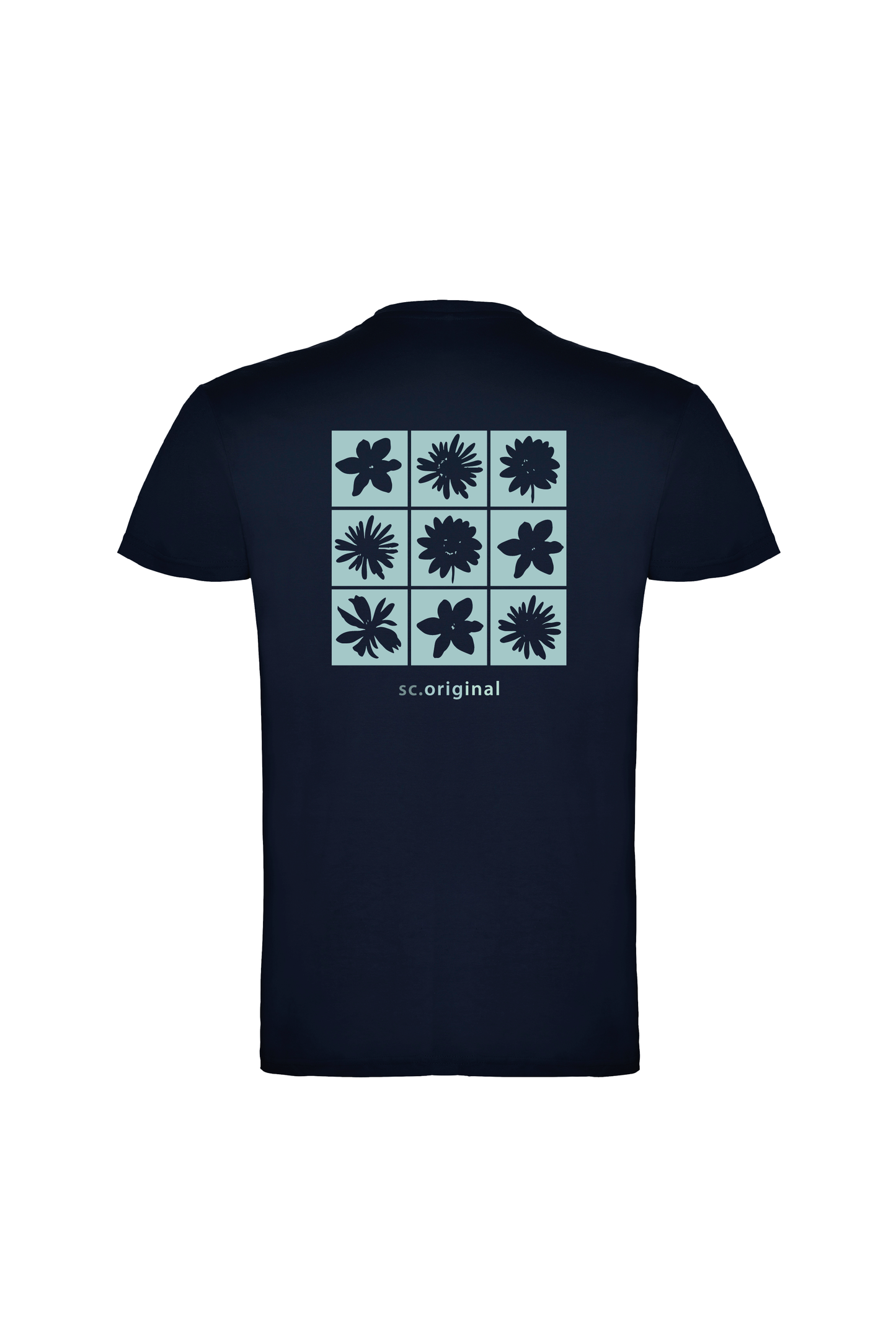 Camiseta Manga Corta Hombre Personalizada "Flowers"