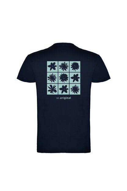 Camiseta Manga Corta Hombre Personalizada "Flowers"