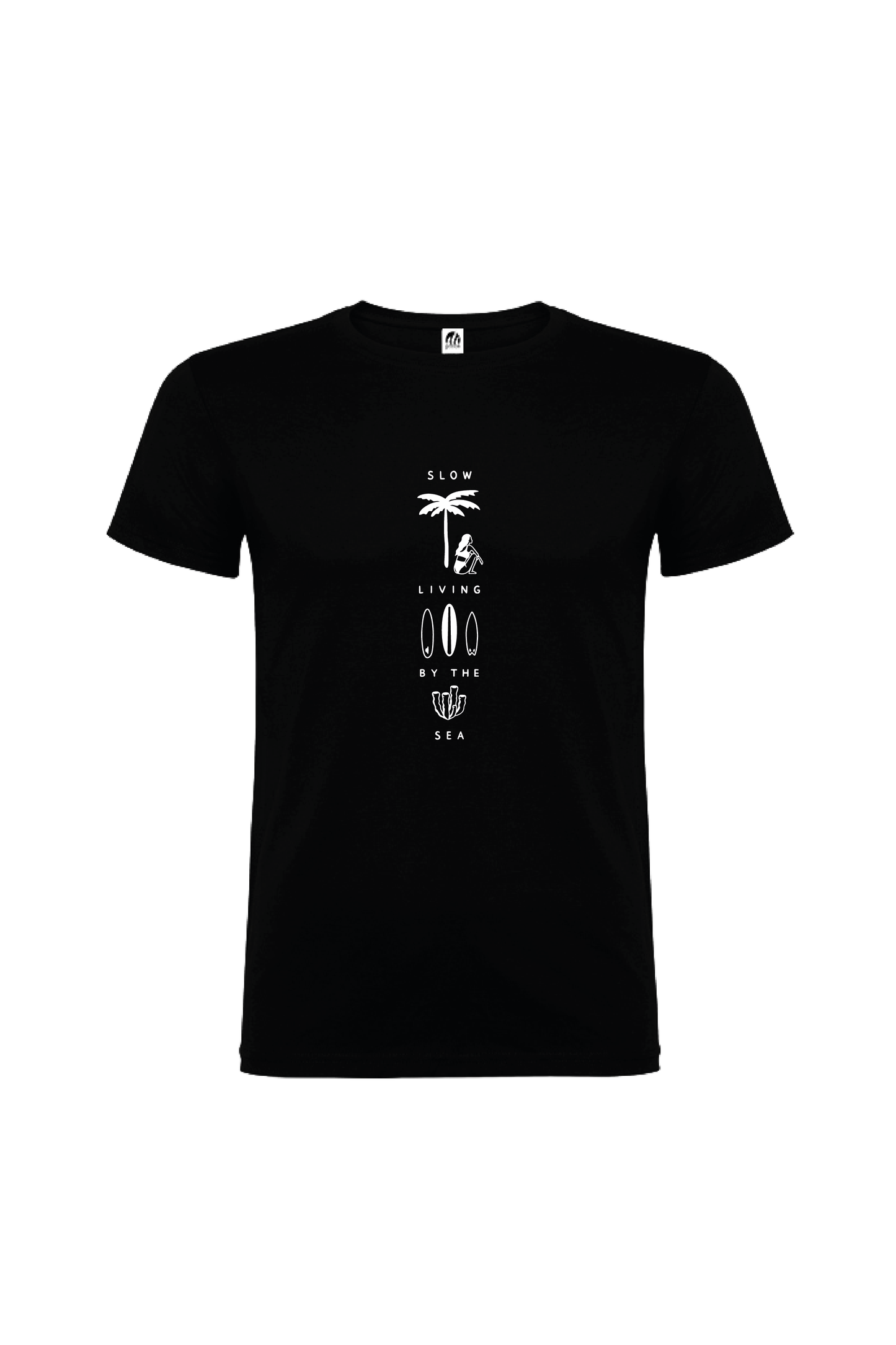 Camiseta Manga Corta Hombre Personalizada "Slow live"