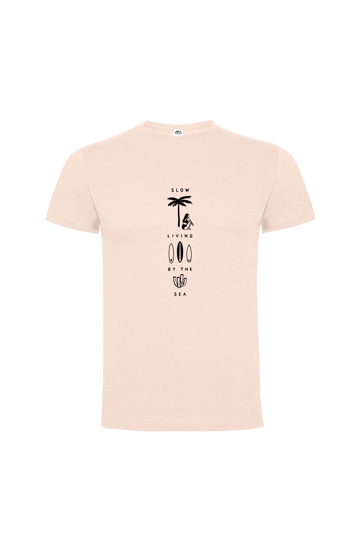 Camiseta Manga Corta Hombre Personalizada "Slow live"