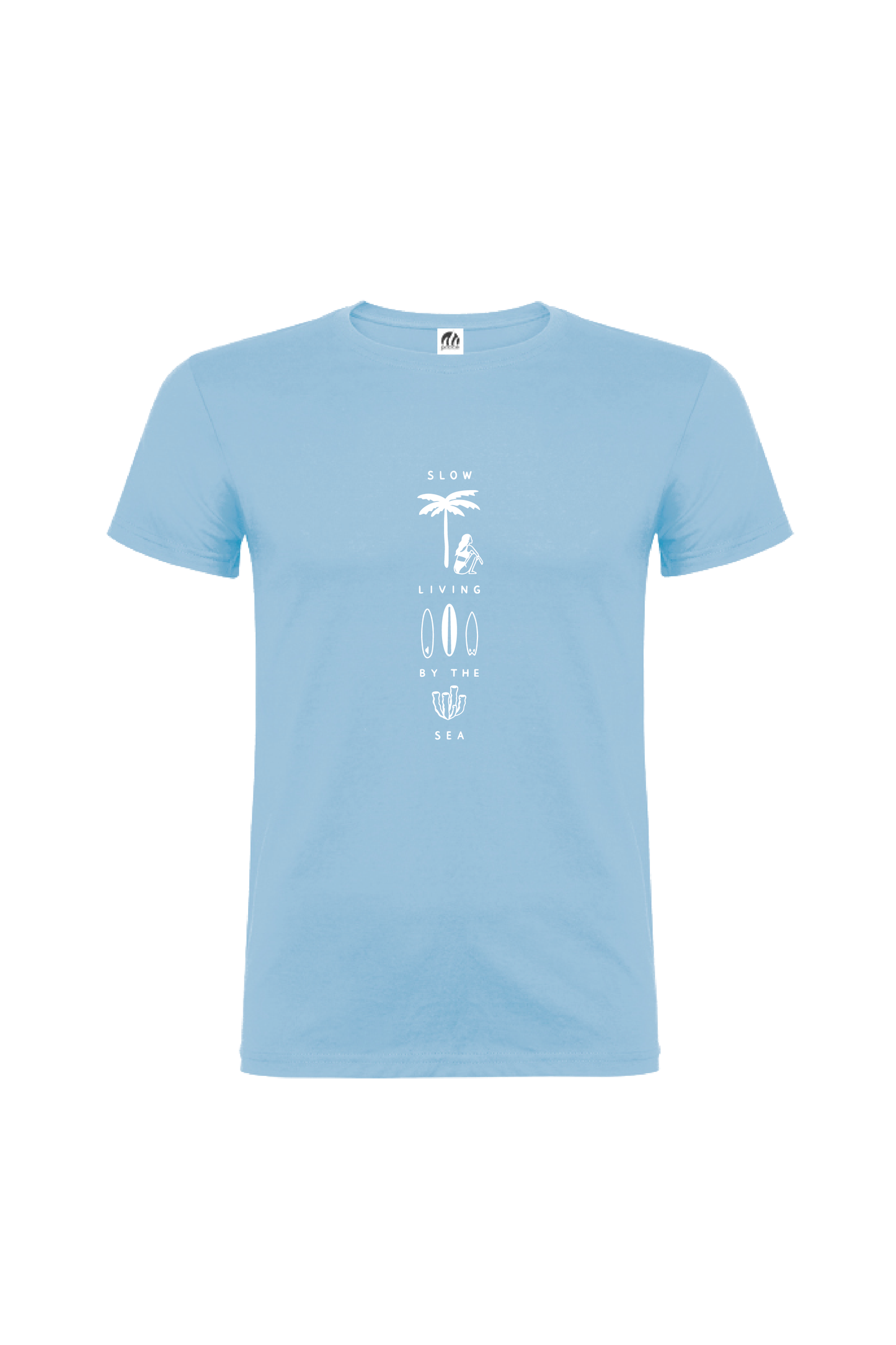 Camiseta Manga Corta Hombre Personalizada "Slow live"