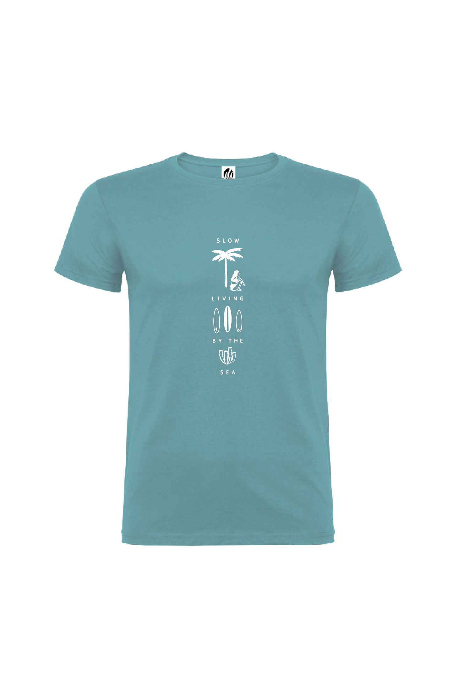 Camiseta Manga Corta Hombre Personalizada "Slow live"