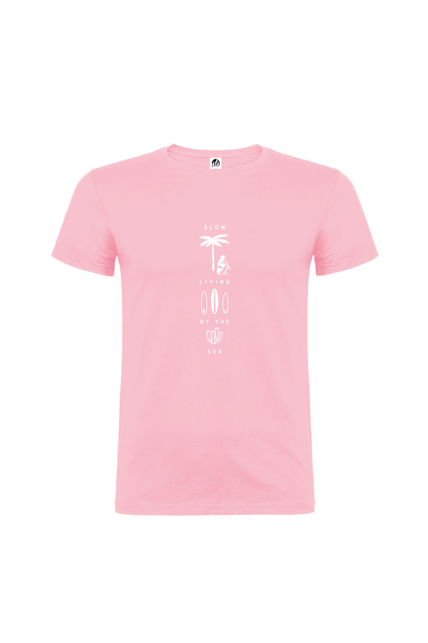 Camiseta Manga Corta Hombre Personalizada "Slow live"