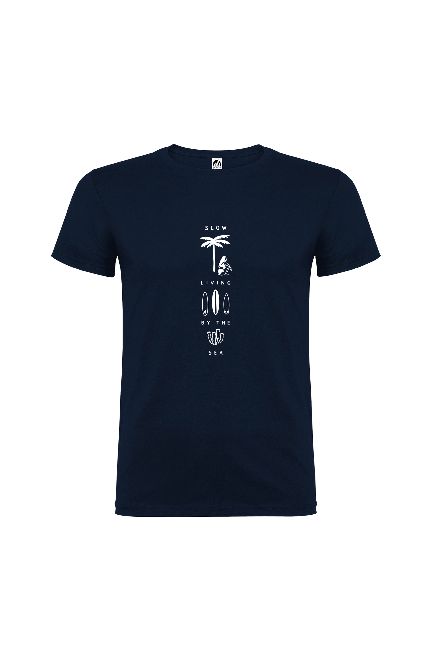 Camiseta Manga Corta Hombre Personalizada "Slow live"