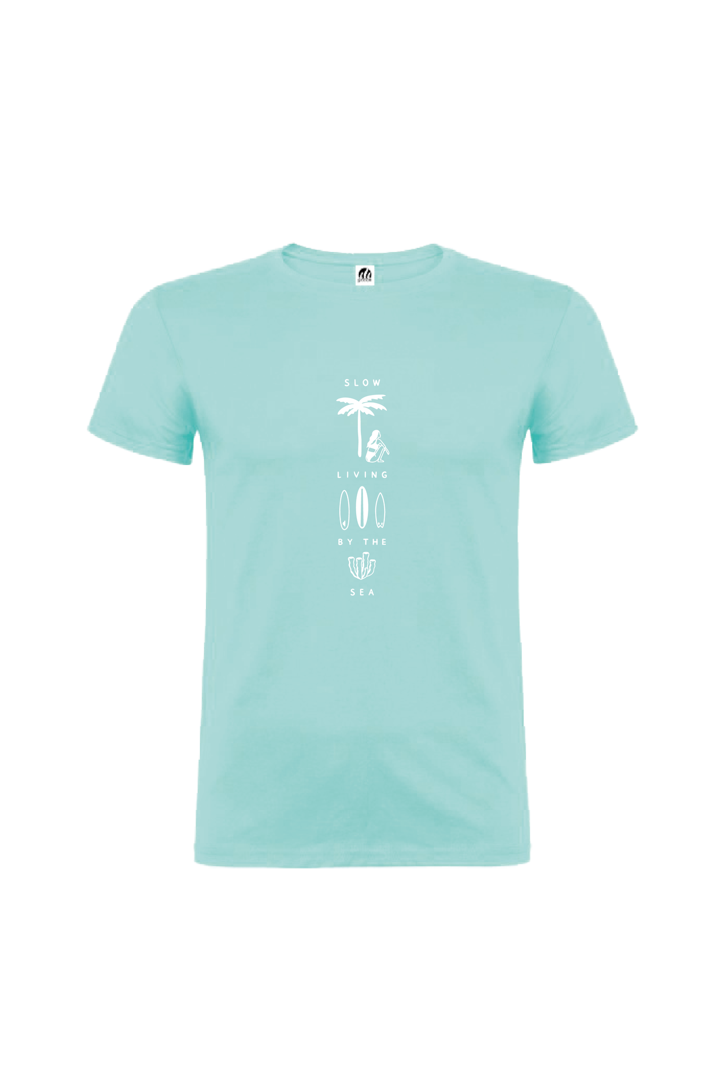 Camiseta Manga Corta Hombre Personalizada "Slow live"