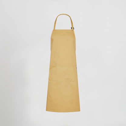 DELANTAL CON PETO Y BOLSILLO 90x75 CM SARGA 116BC0