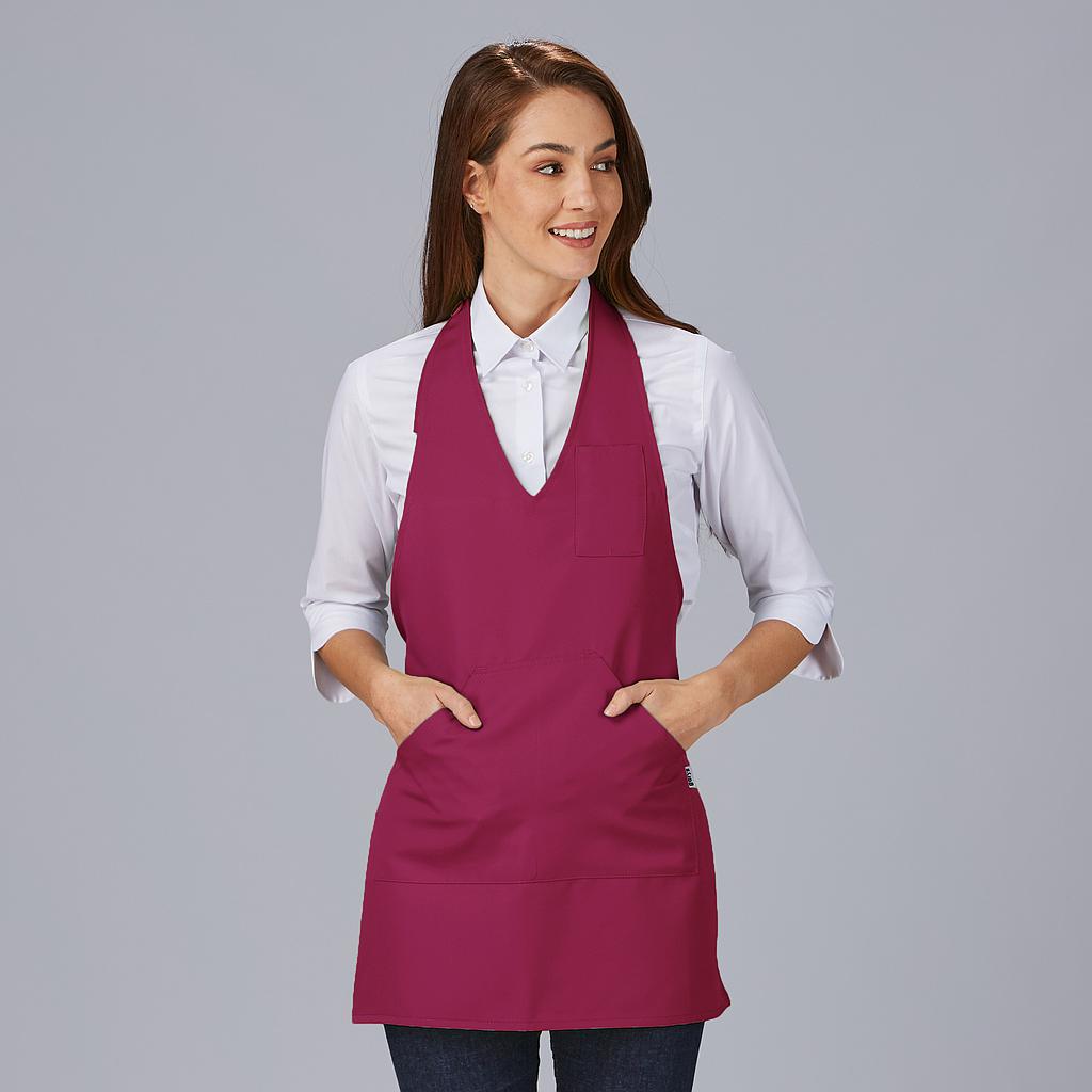 DELANTAL BISTRO ESCOTE PICO BOLSILLO CENTRO 80X65 CM 182000