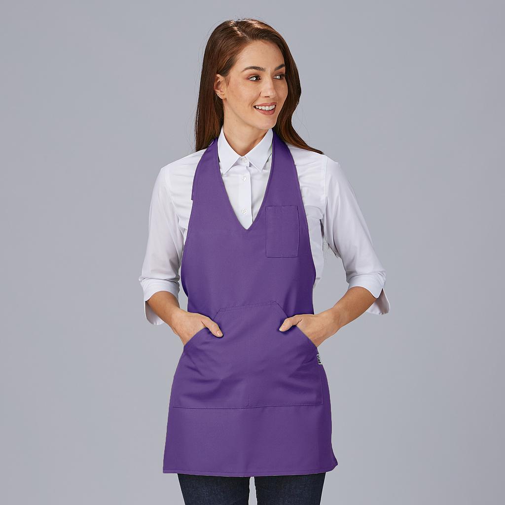 DELANTAL BISTRO ESCOTE PICO BOLSILLO CENTRO 80X65 CM 182000