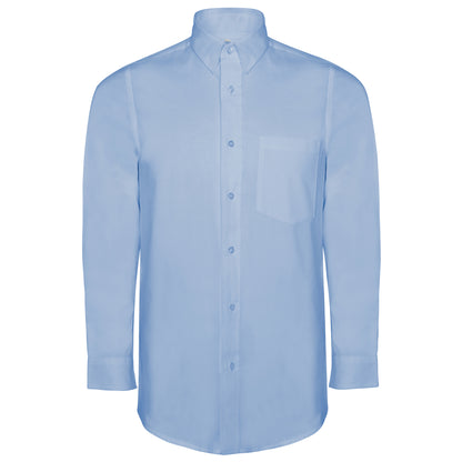 Camisa Laboral Roly Oxford 5507 Hombre Manga Larga