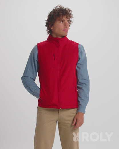 Chaleco Roly Quebec 6438 Hombre Softshell