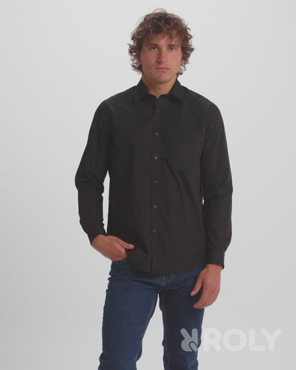 Camisa Laboral Roly Aifos L/S 5504 Hombre Manga Larga