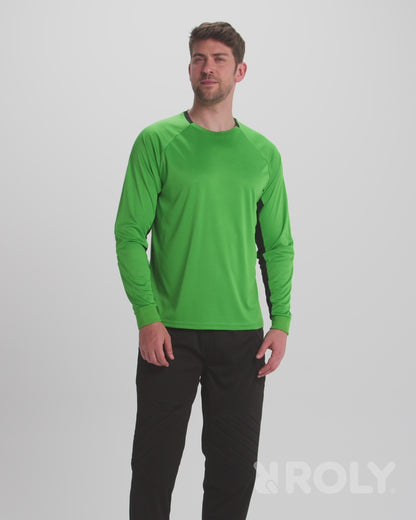 Camiseta Roly Porto 0413 Hombre Manga Larga