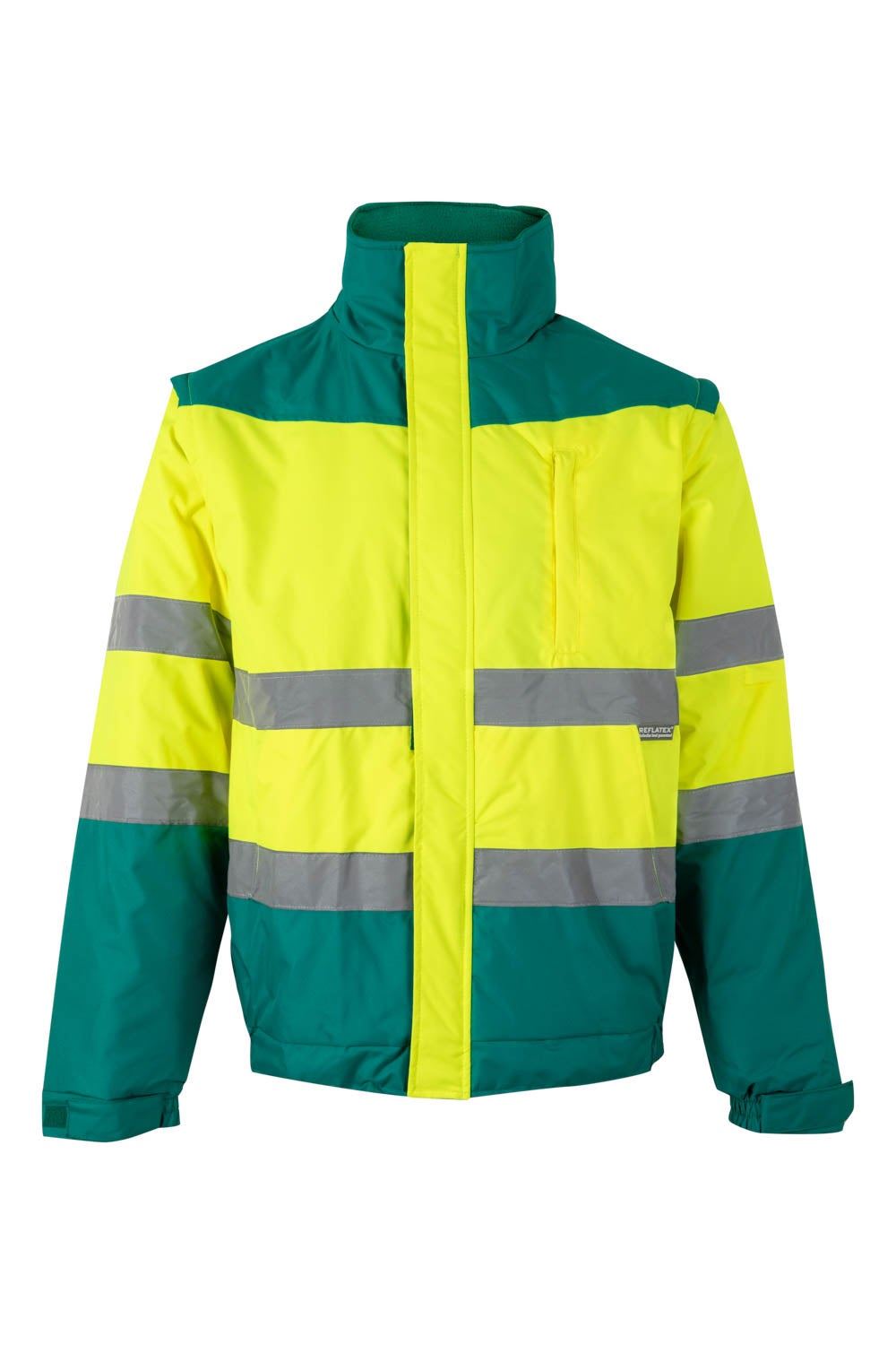 Cazadora acolchada bicolor 161